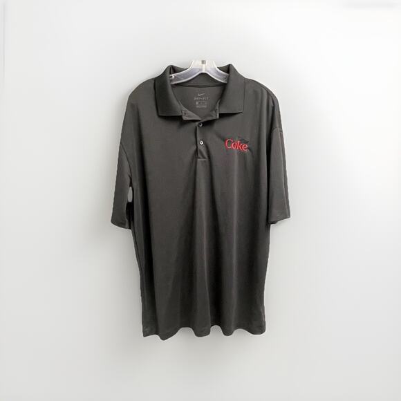 Nike Golf Diet Coke Mens Polo Shirt Size XL NEW Casual Preppy Workwear - Picture 1 of 5
